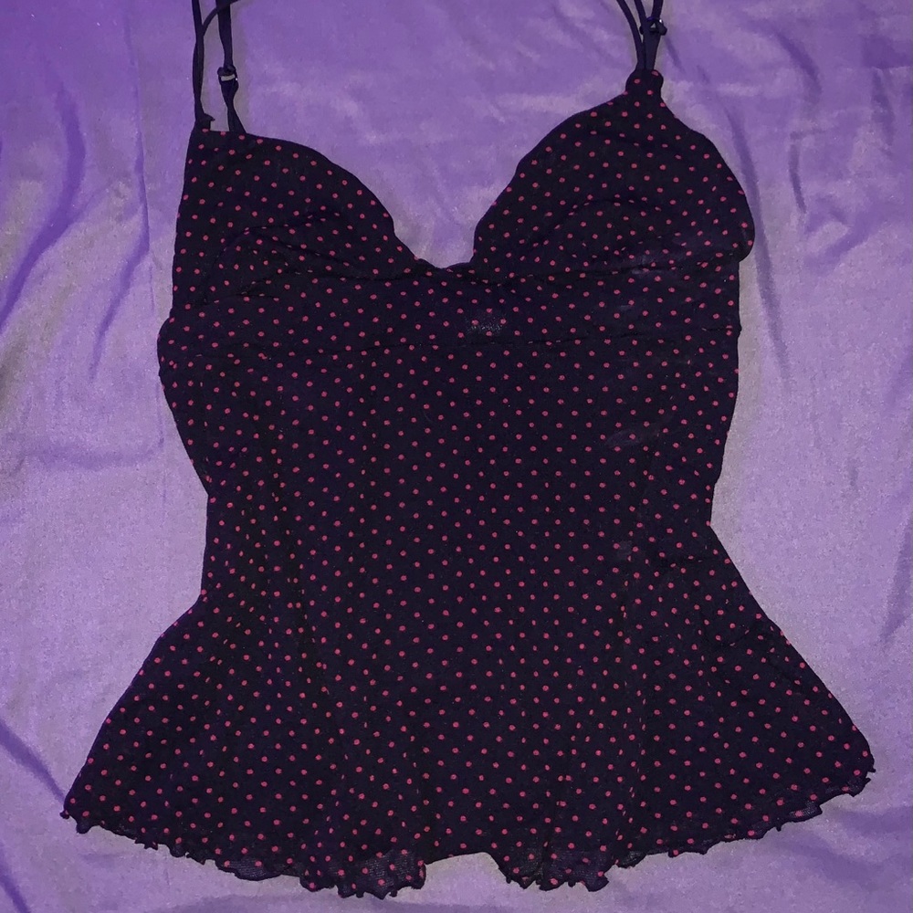 Semi sheer y2k/punkish top